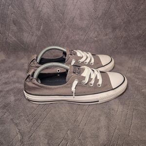 Converse All Star Shoreline Gray Slip On Shoes Womens Sz 6 Casual Sneakers.